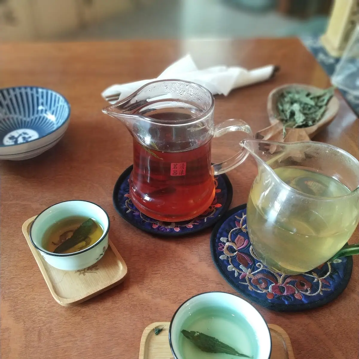 Tea Service for Two Included Two Pots of Tea