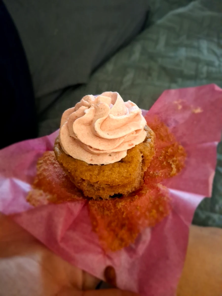 Spiced Carrot Cupcake