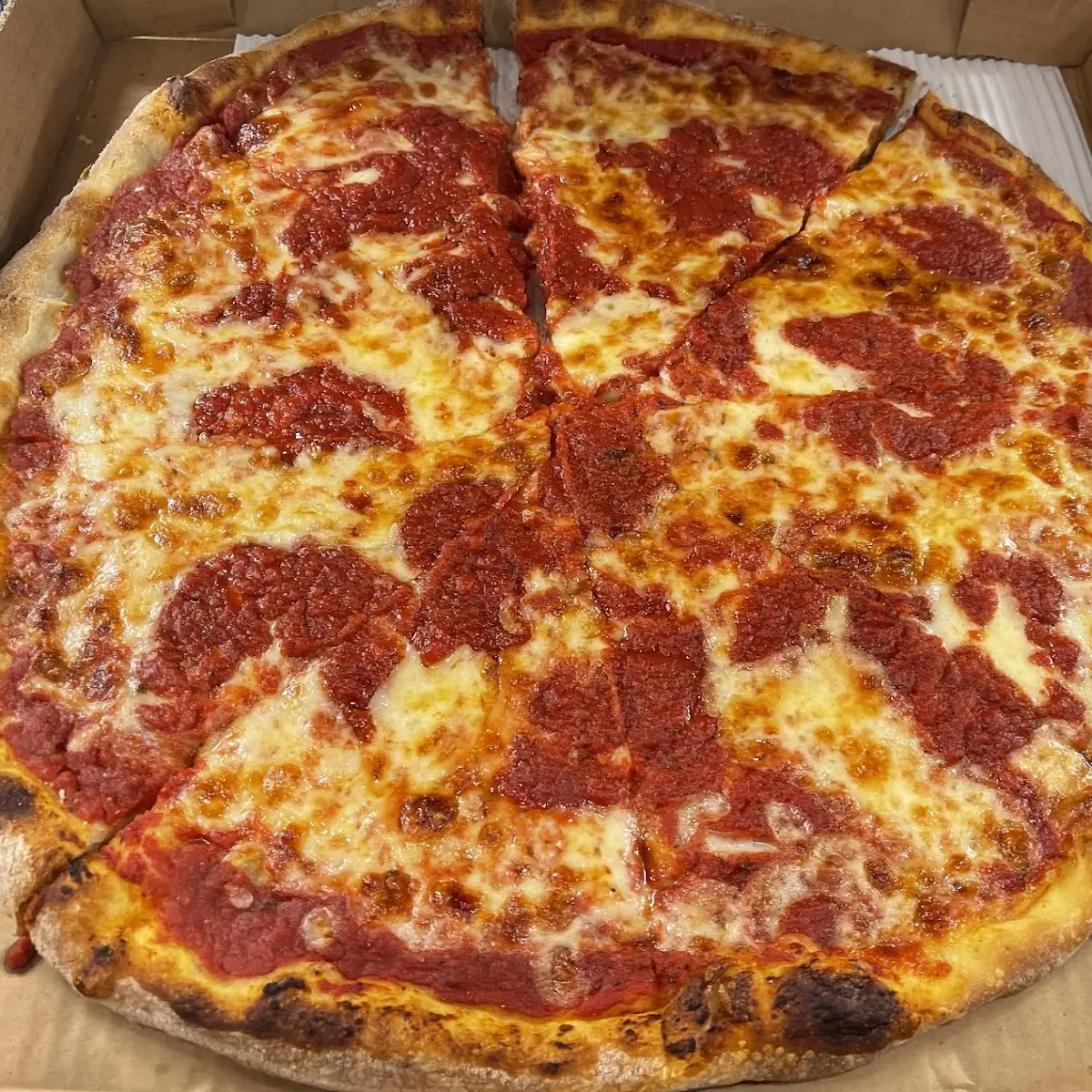 Cheese Pizza with Extra Sauce