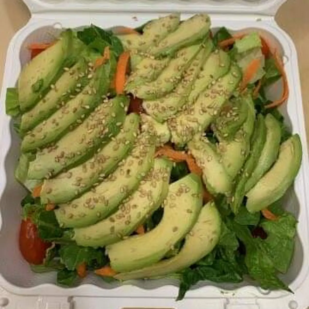 Avocado Salad w Homemade Ginger Dressing