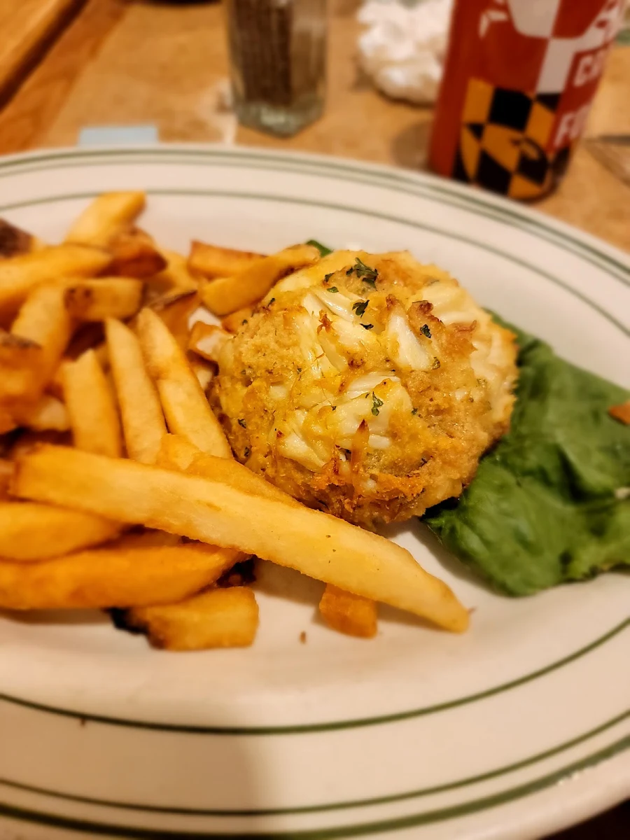 Jumbo Single Crab Cake Platter