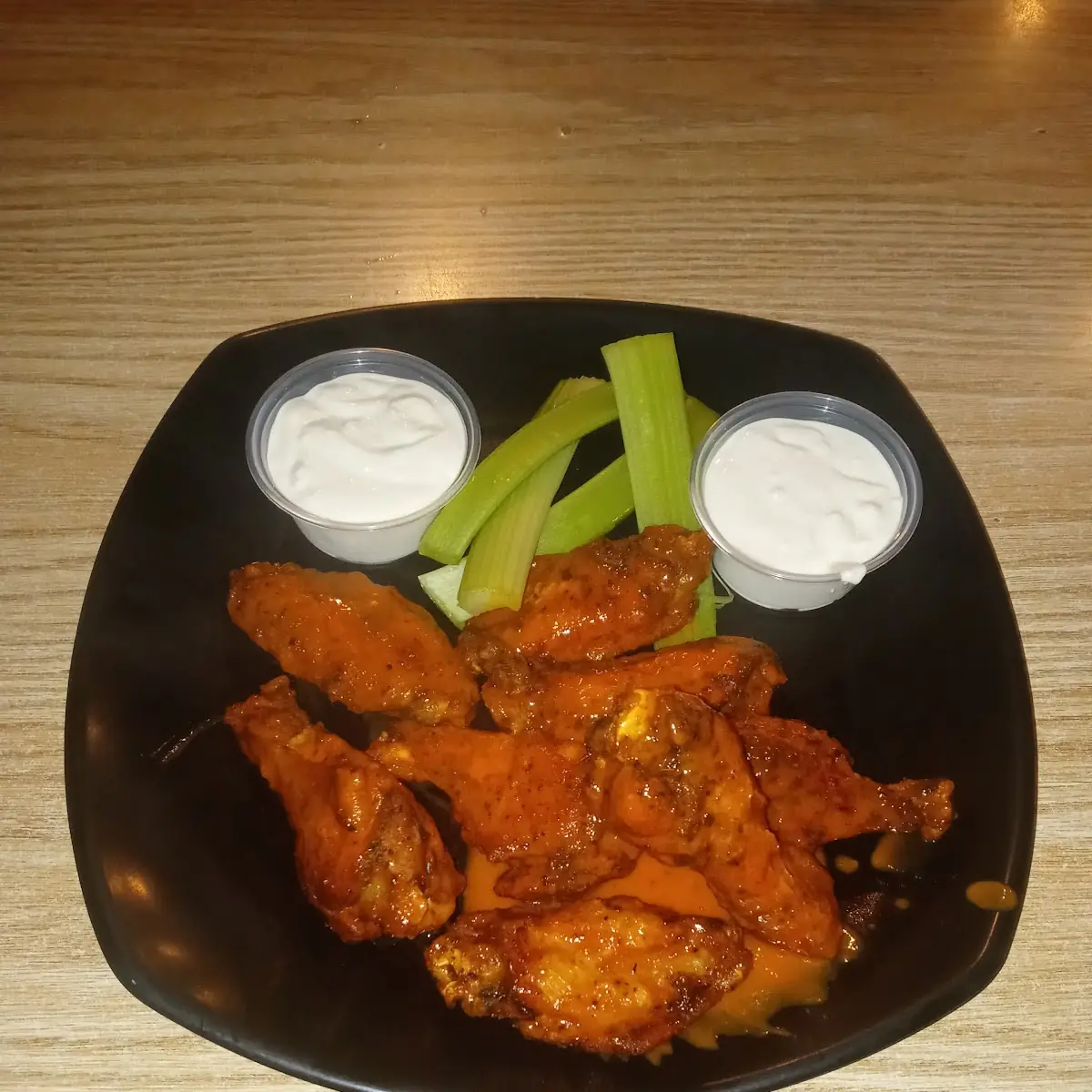 Buffalo Wings and Coleslaw