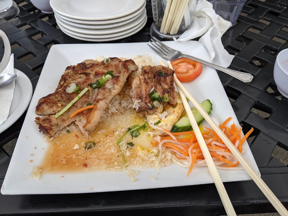 BBQ Combo Plate, Cafe Pho Nho