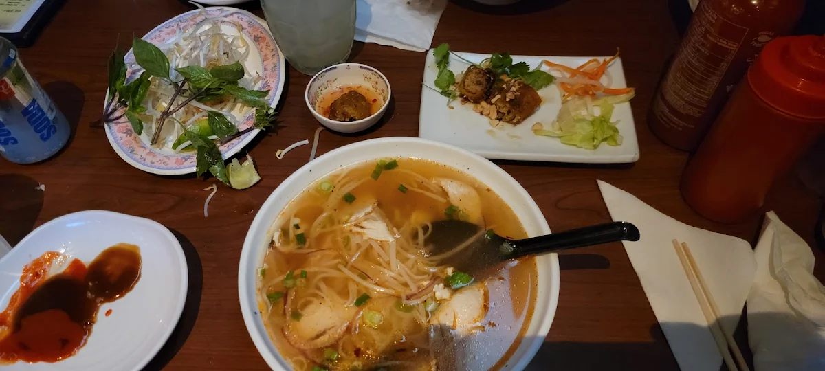 Chicken Pho with Chili Sauce, Cafe Pho Nho