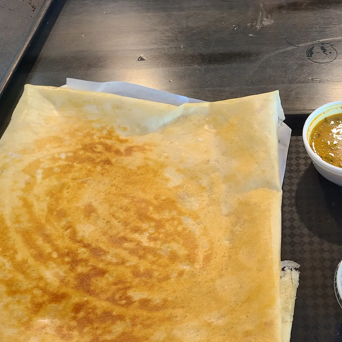 Onion Dosa with Different Chutney
