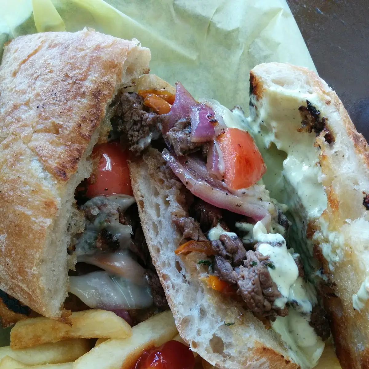 Lomo Saltado Sandwich Combo