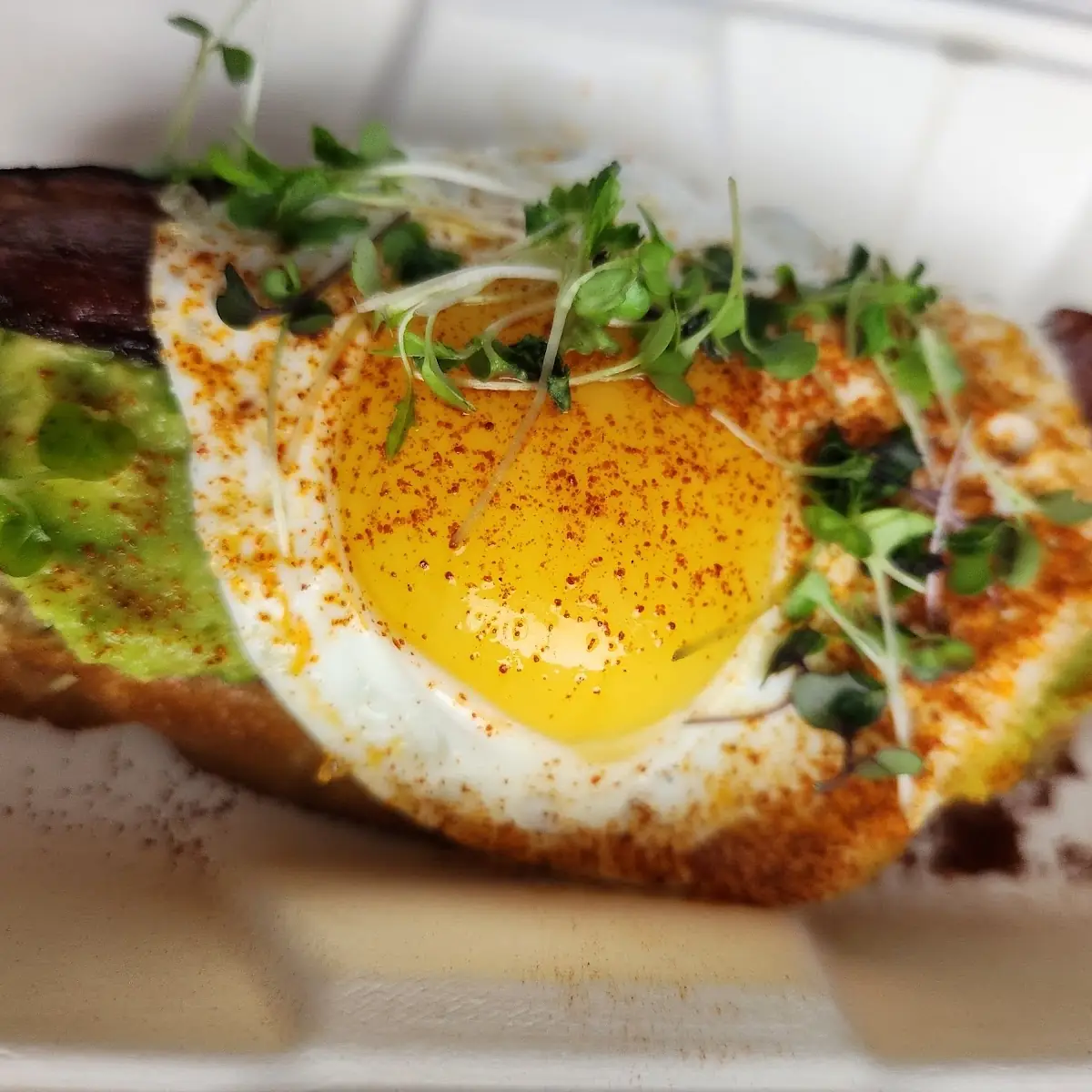 Avocado Toast with Bacon