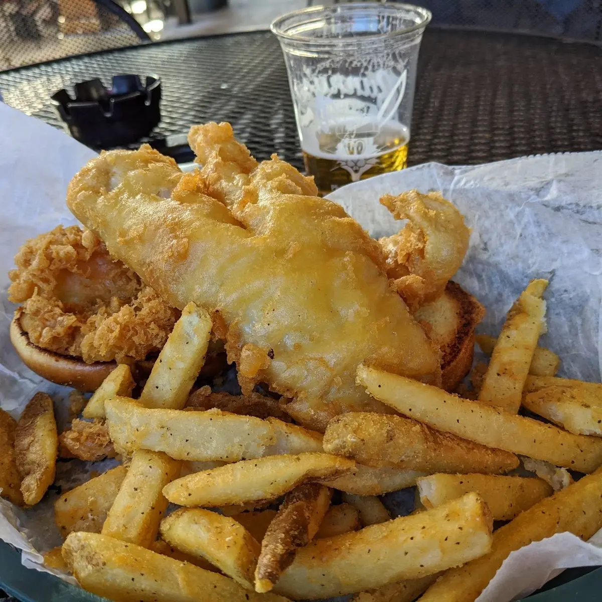 Walleye Sandwich Basket