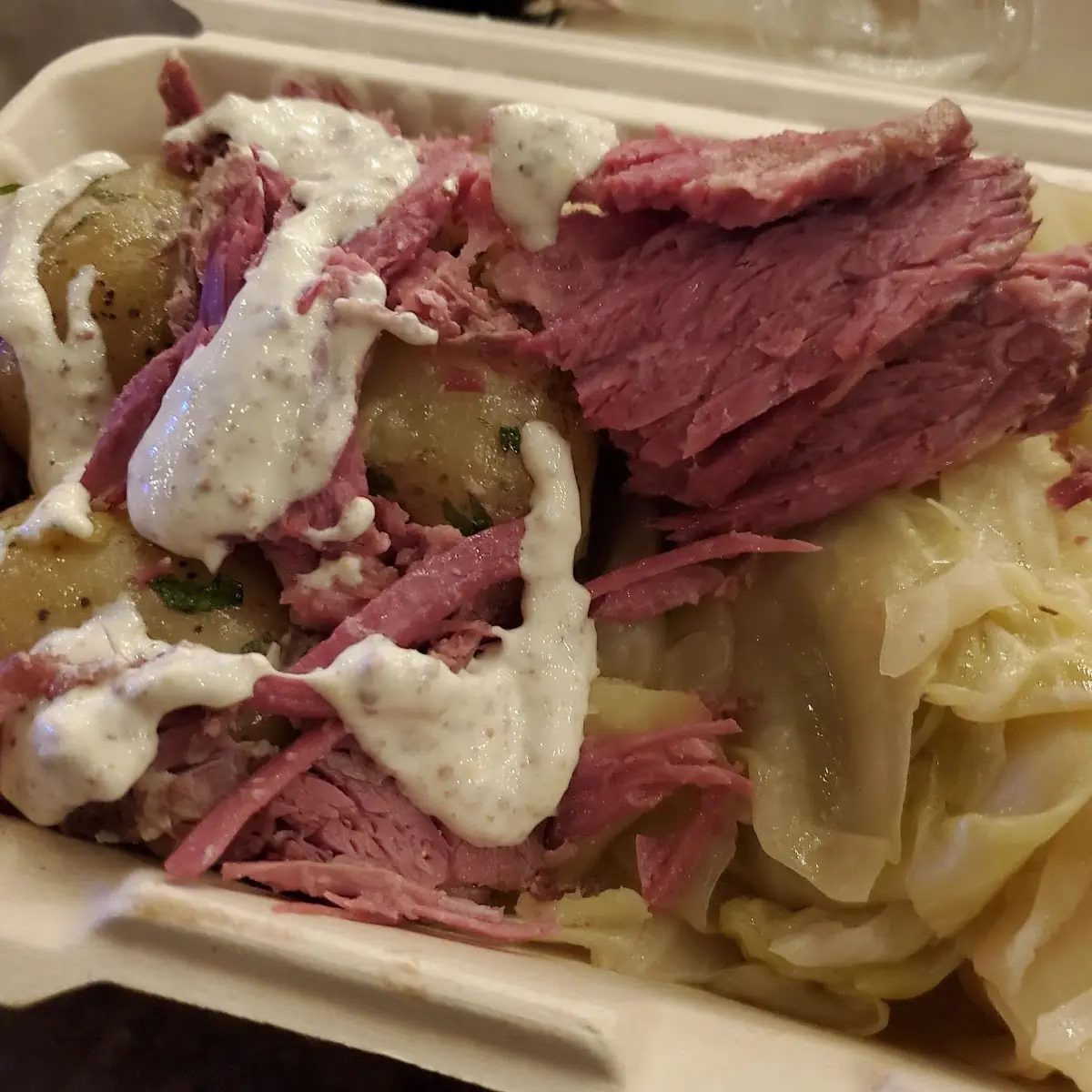 Ranch Hand Corned Beef Buttered Potatoes and Cabbage