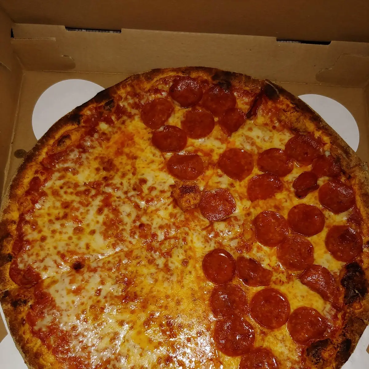 Cheese and Pepperoni Pizza