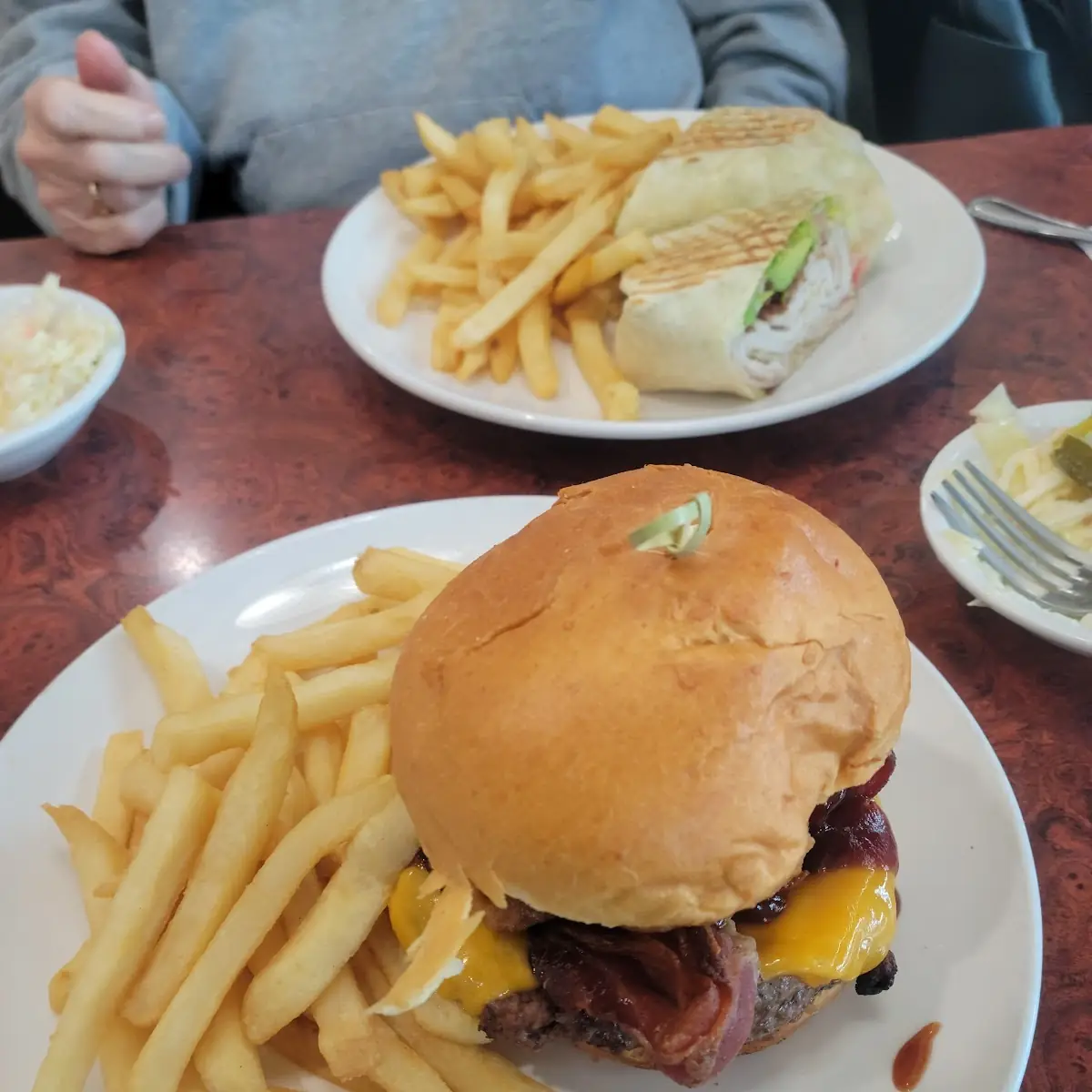 Cowboy Burger& Turkey blt