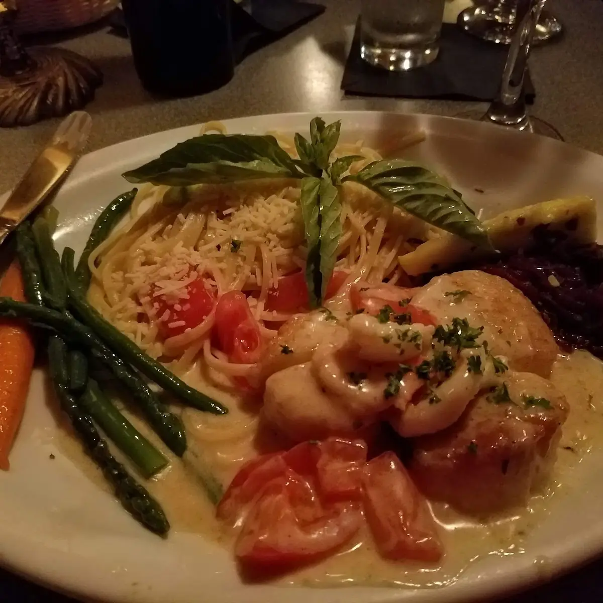 Scallops with Lobster Sauce