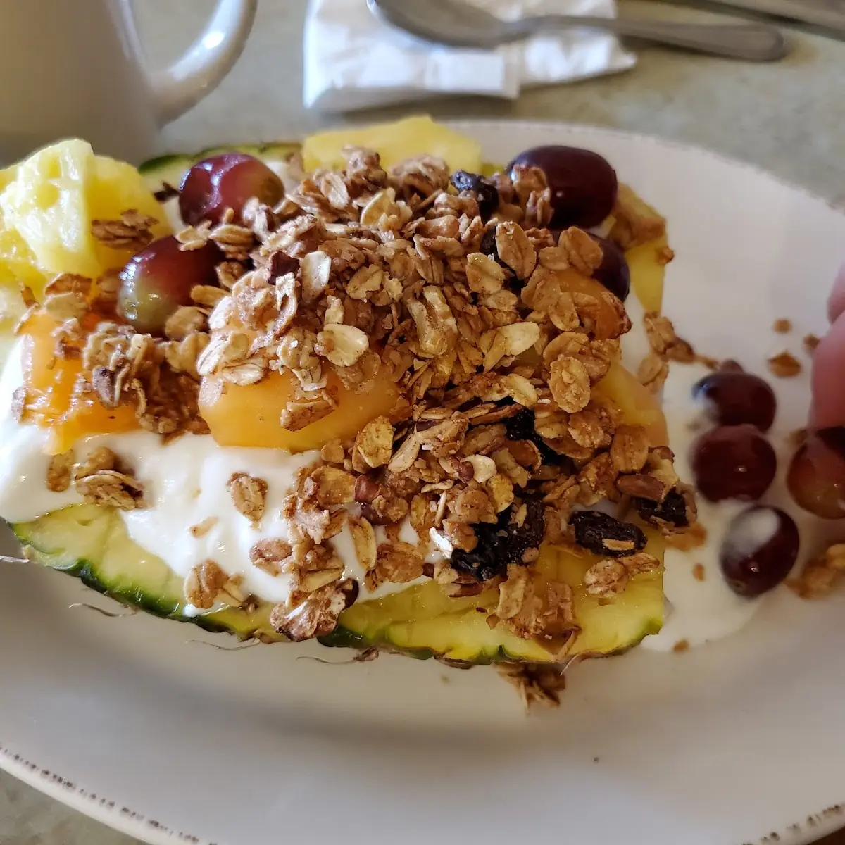 Pineapple Granola Parfait