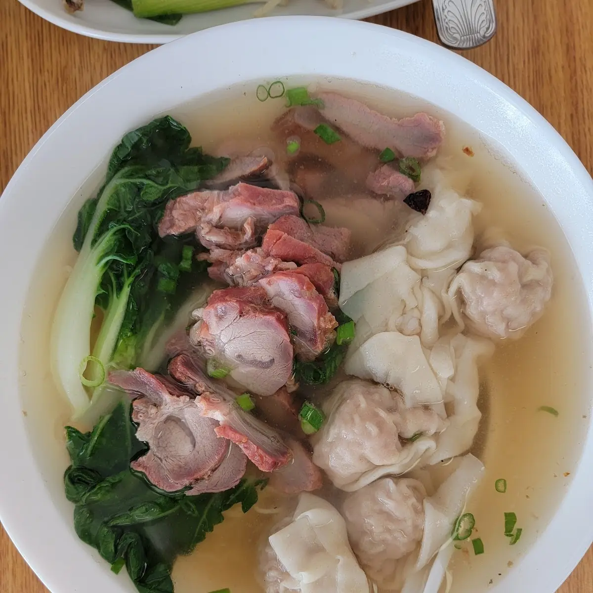 Stewed Beef and Wonton Noodle Soup