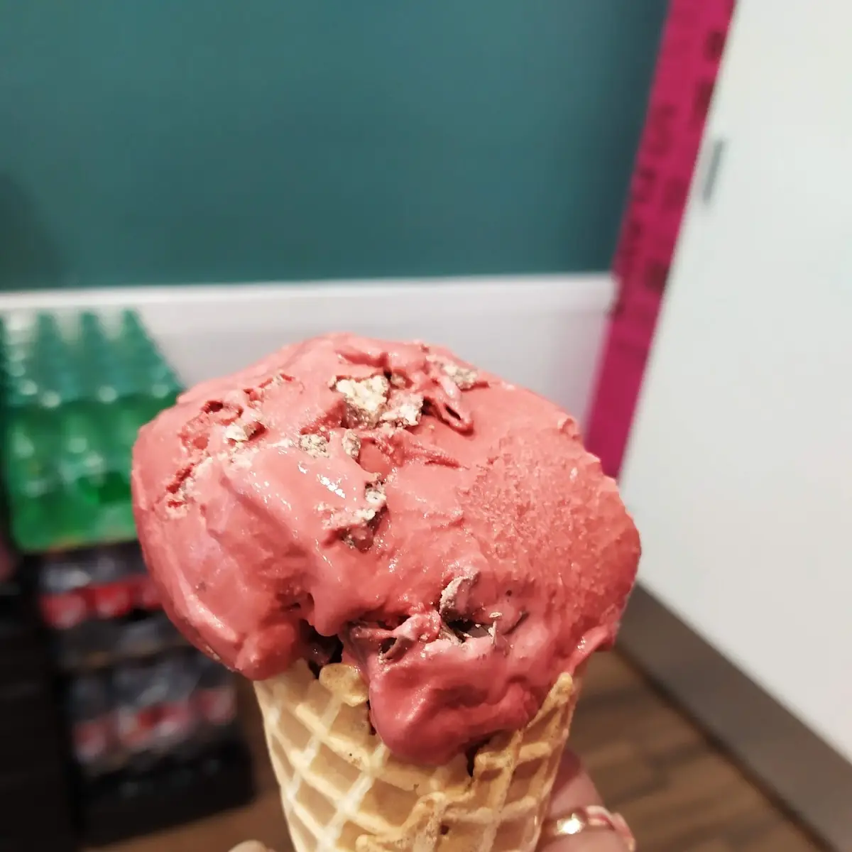 Red Velvet Ice Cream Cone