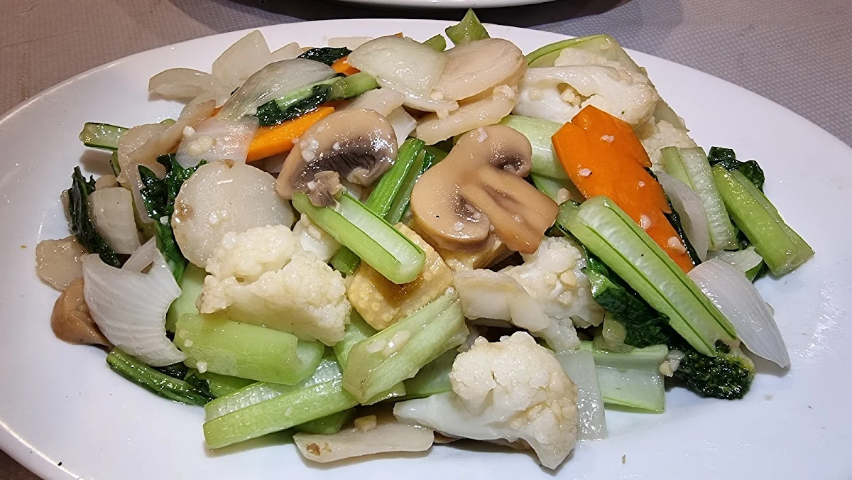Fried Mix Vegetable with Garlic, Somerville Chinese Restaurant,