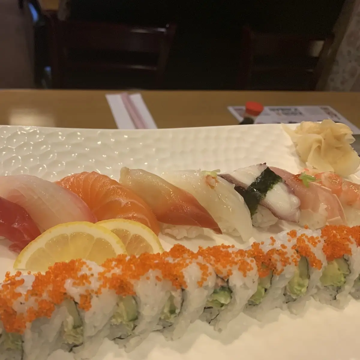 California & Tobiko Hand Roll