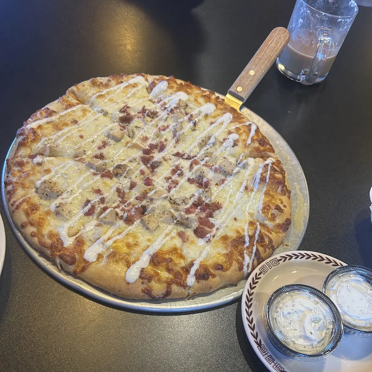 Chicken Bacon Ranch Pizza