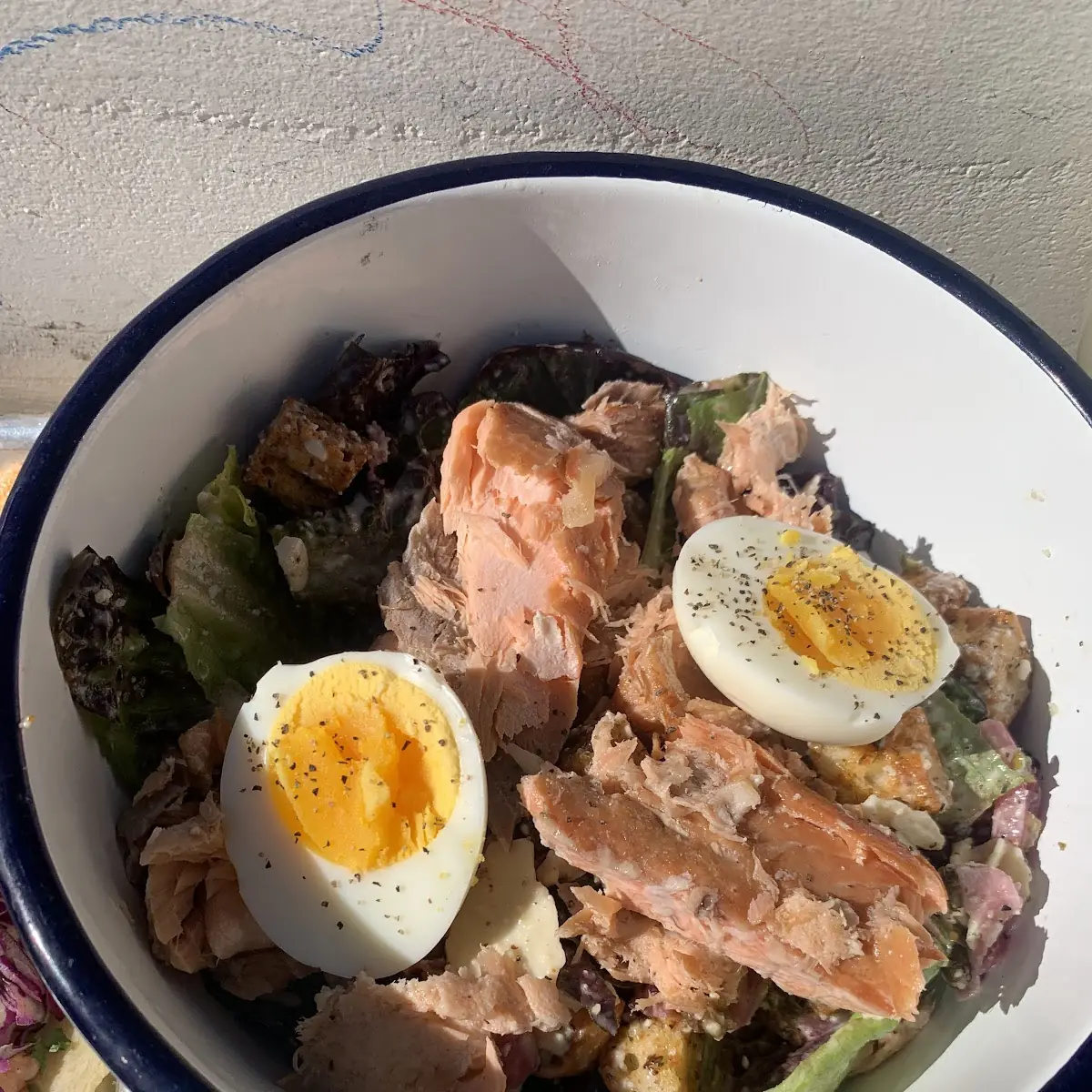 Smoked Salmon Caesar Salad