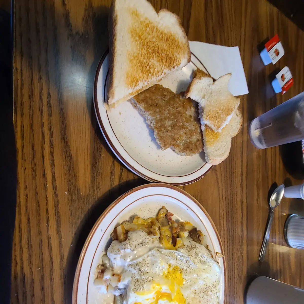 Spokes Pile Hash Brown Stack