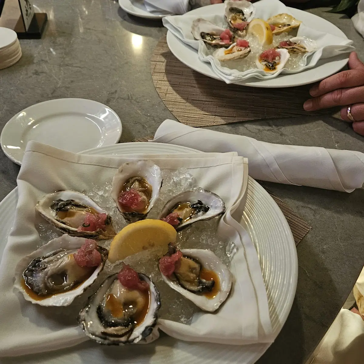 Fresh Oysters on the Half Shell