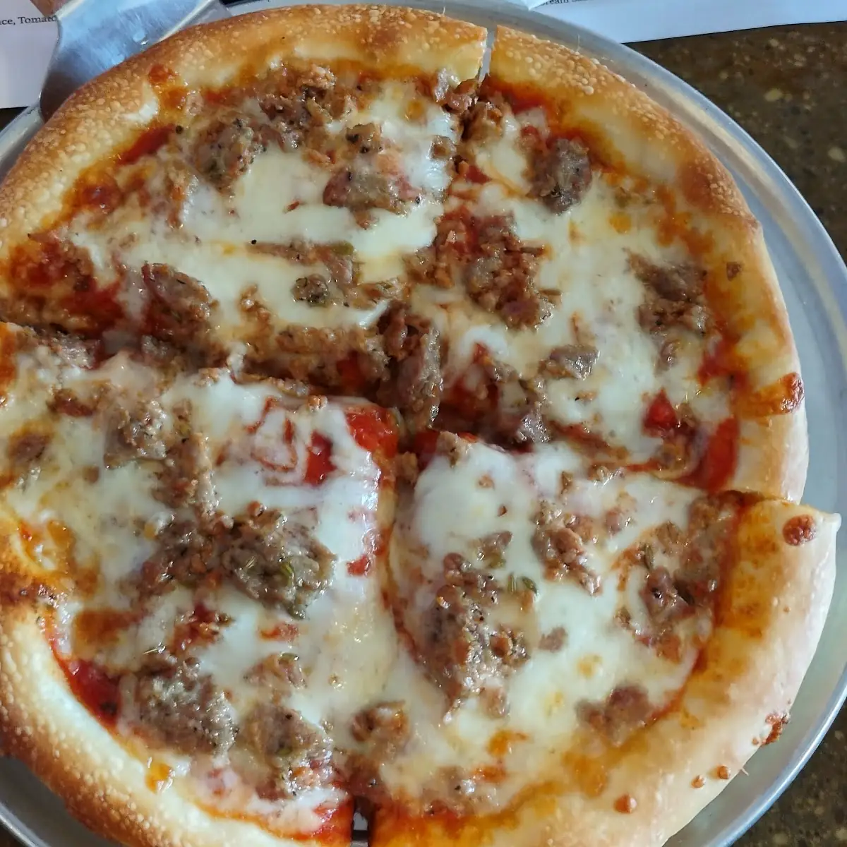 Sausage Pizza