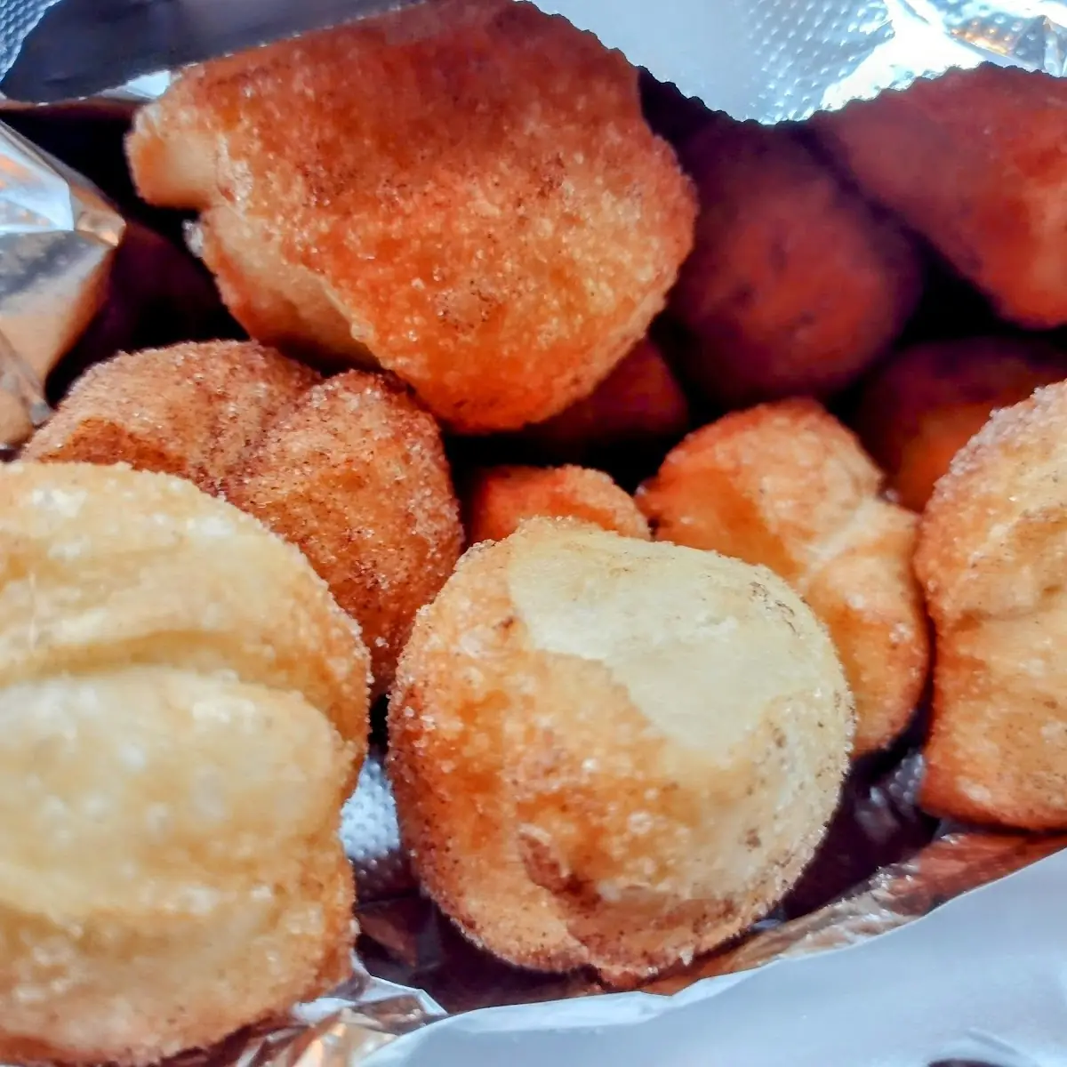 Zeppole with Cinnamon Sugar