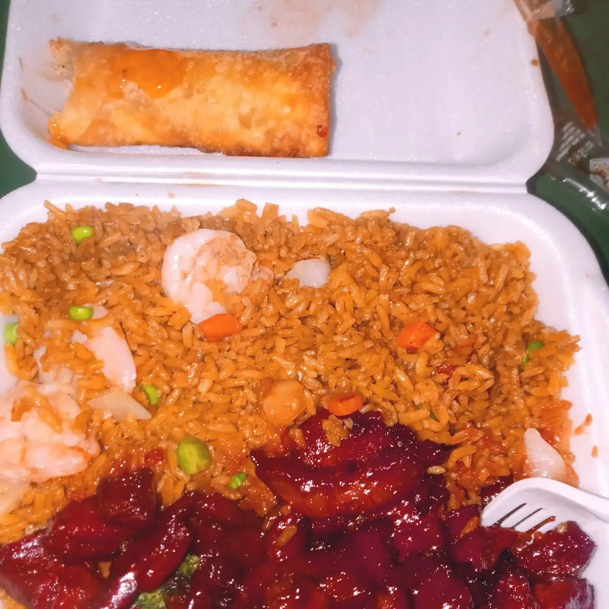 Boneless Spare Rib Combo with Shrimp Fried Rice