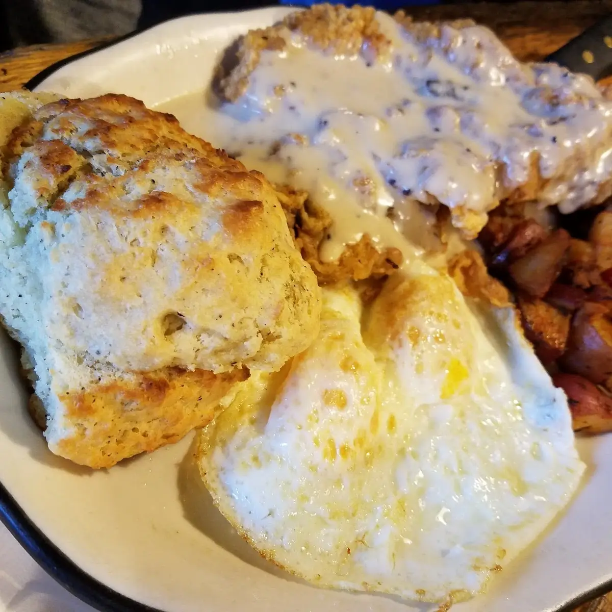 Country Fried Steak & Eggs