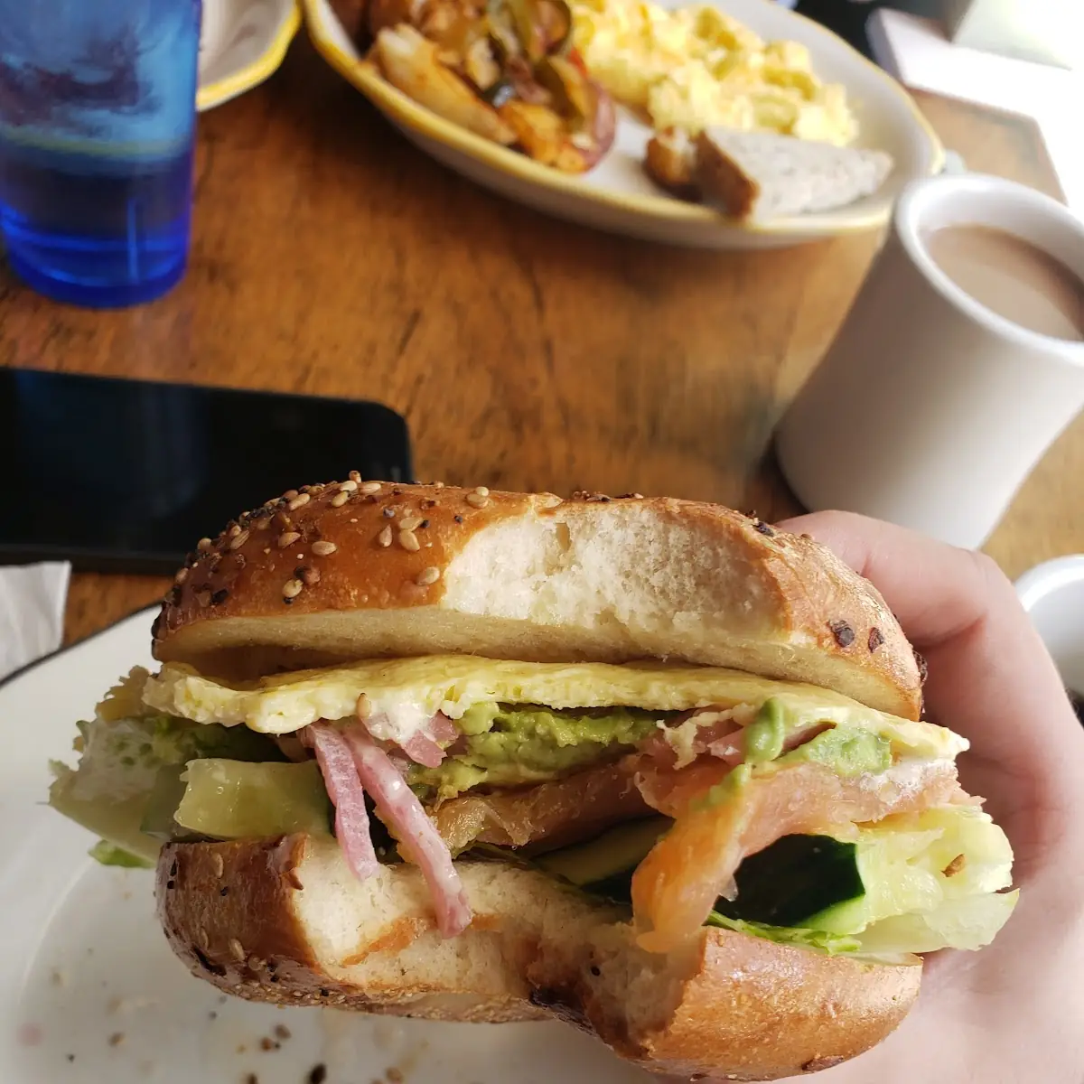 Lox Breakfast Sandwich