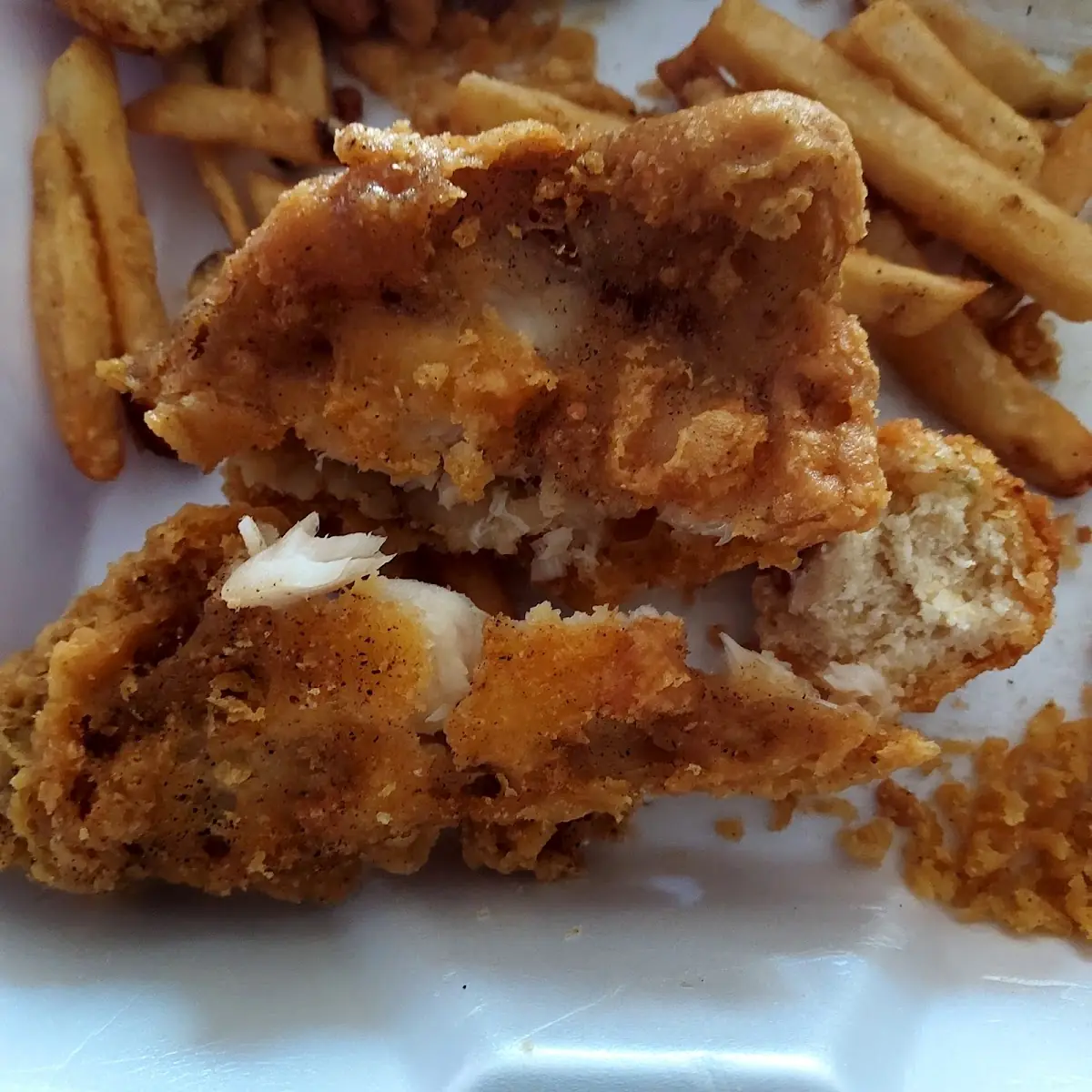 Dried Out Fish and Chips