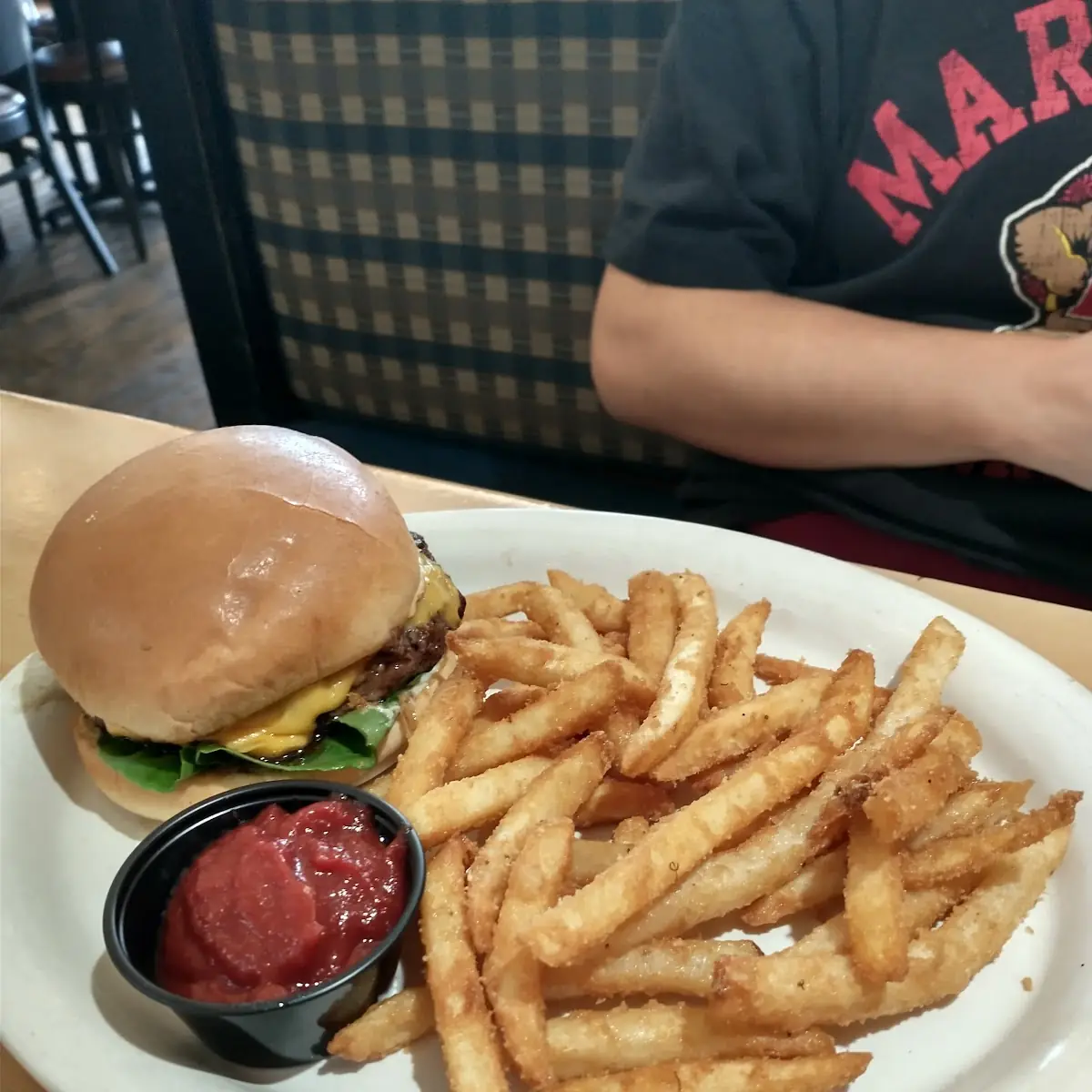 Burger and Fries
