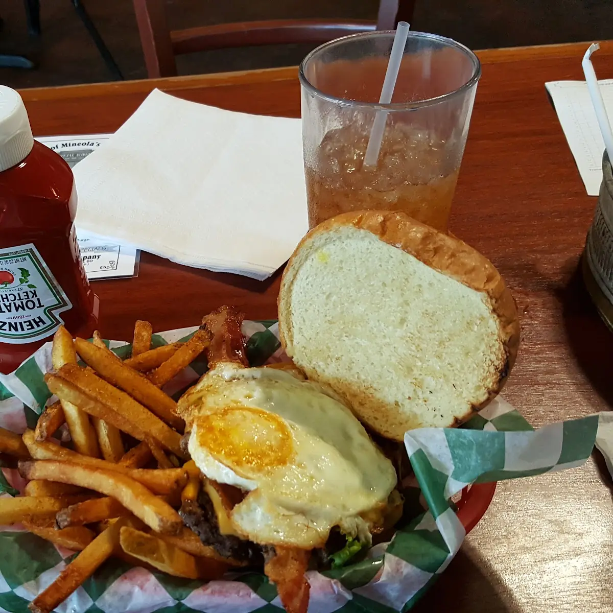 Bacon Cheeseburger with a Fried Egg