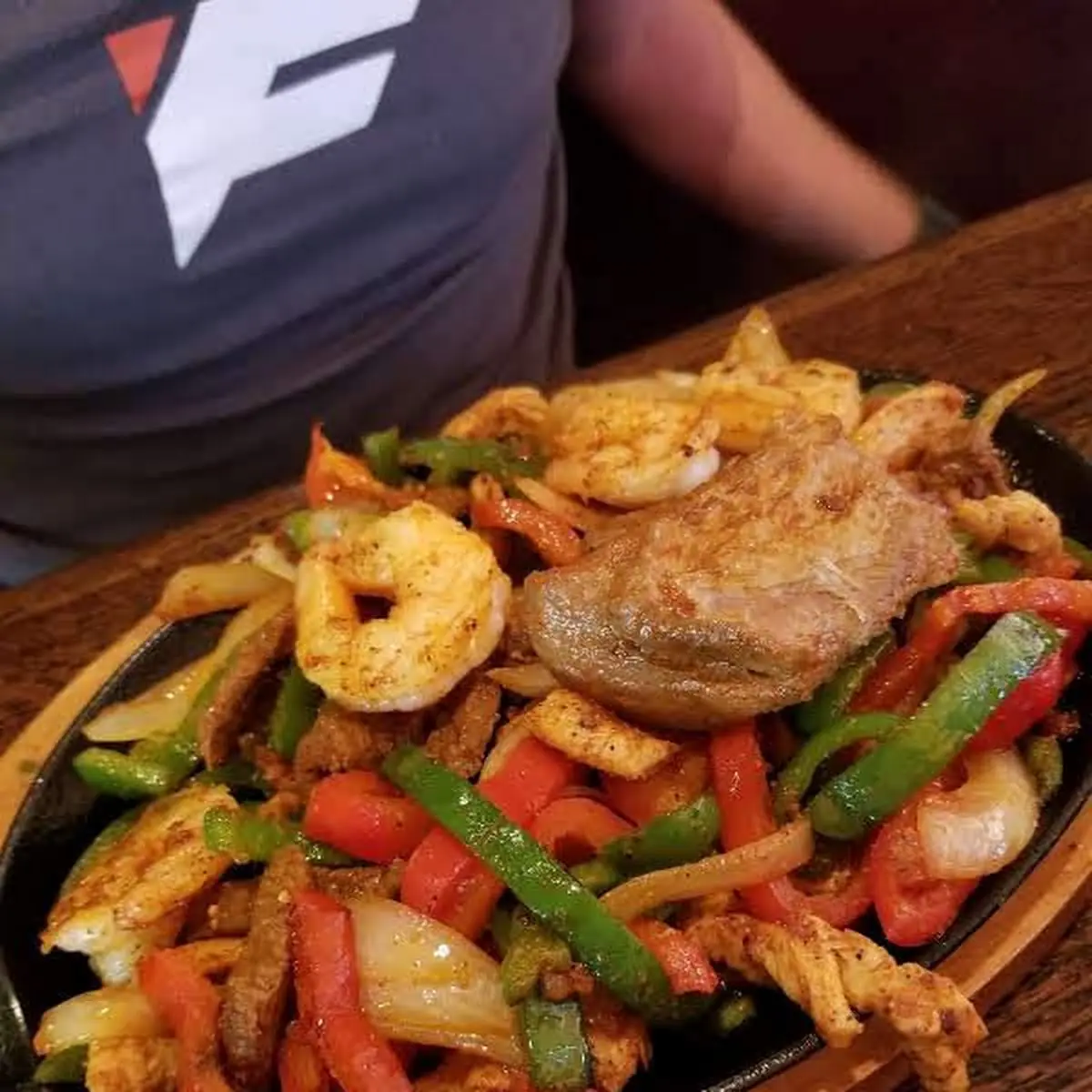 Shrimp Fajitas