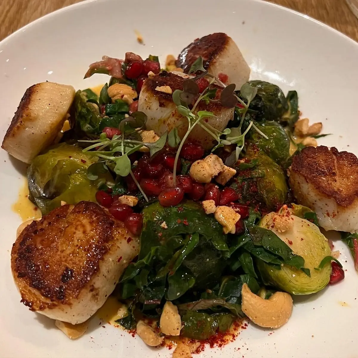 Barnegat Bay Scallops with Garlic Sauce