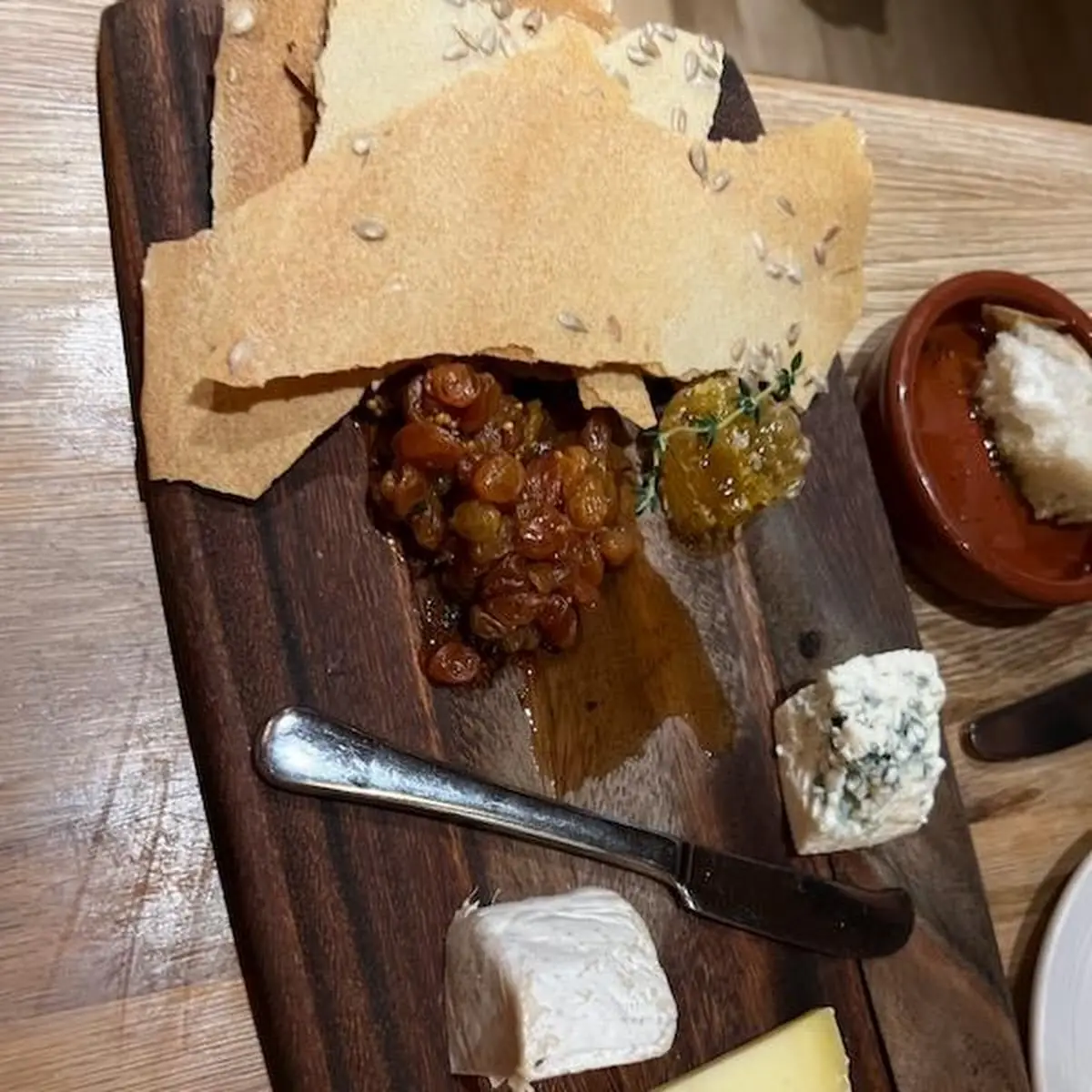 Honey Bread Cheese Board