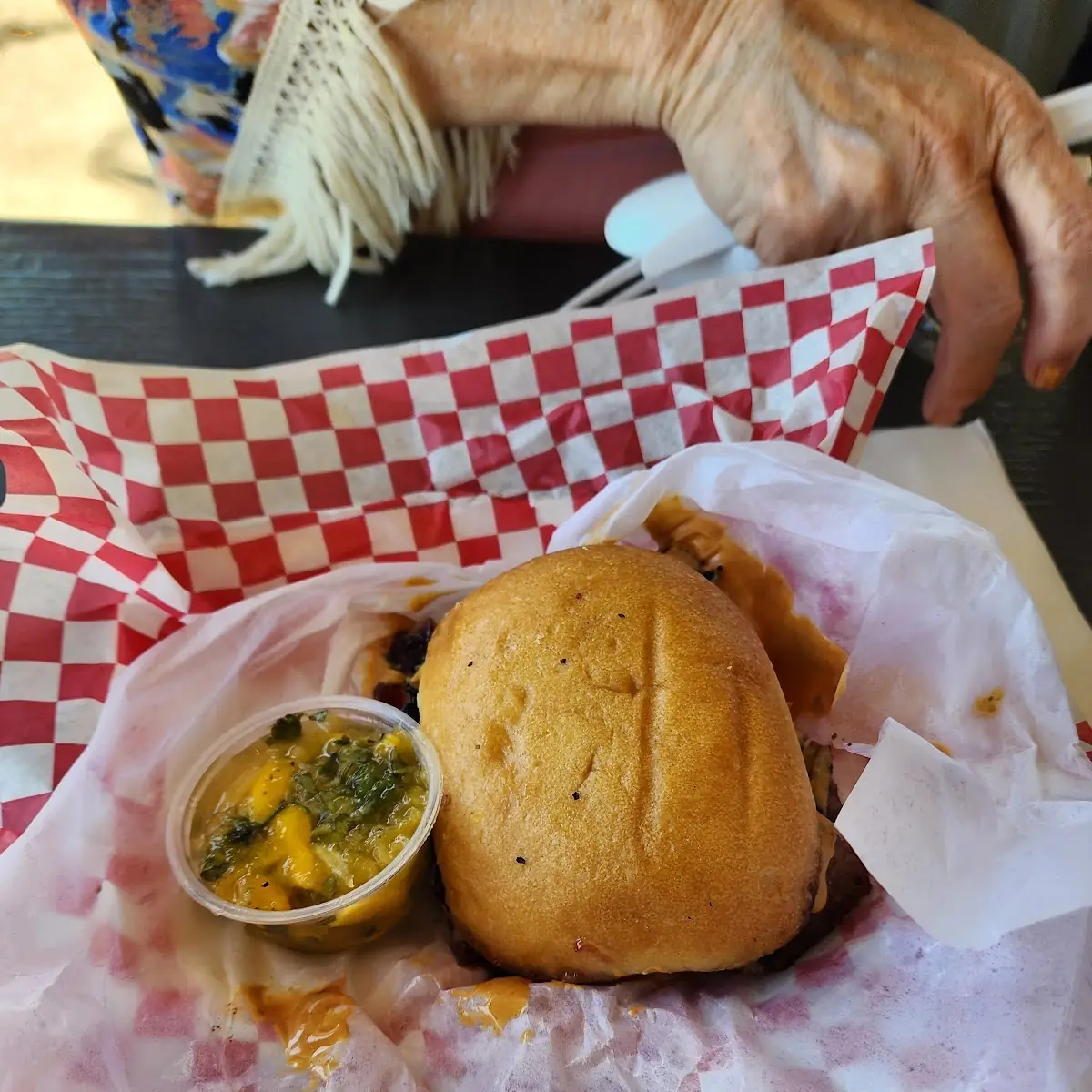 PB&J Brisket Sandwich