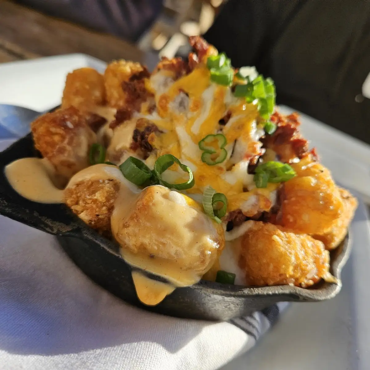 Cheesy Tater Tots and Bacon
