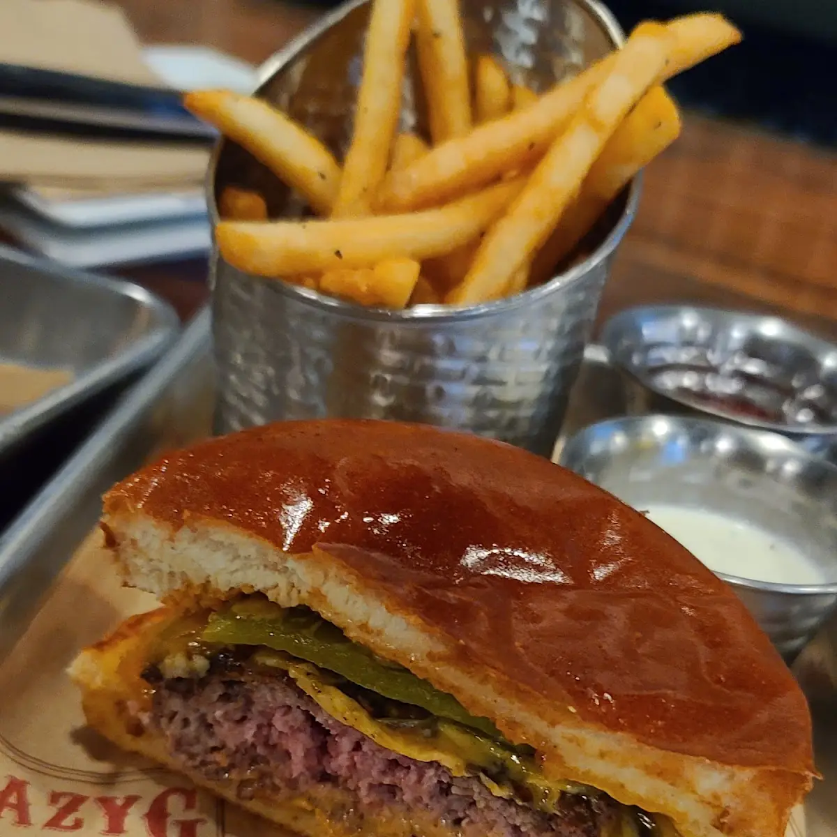 Green Chili Burger