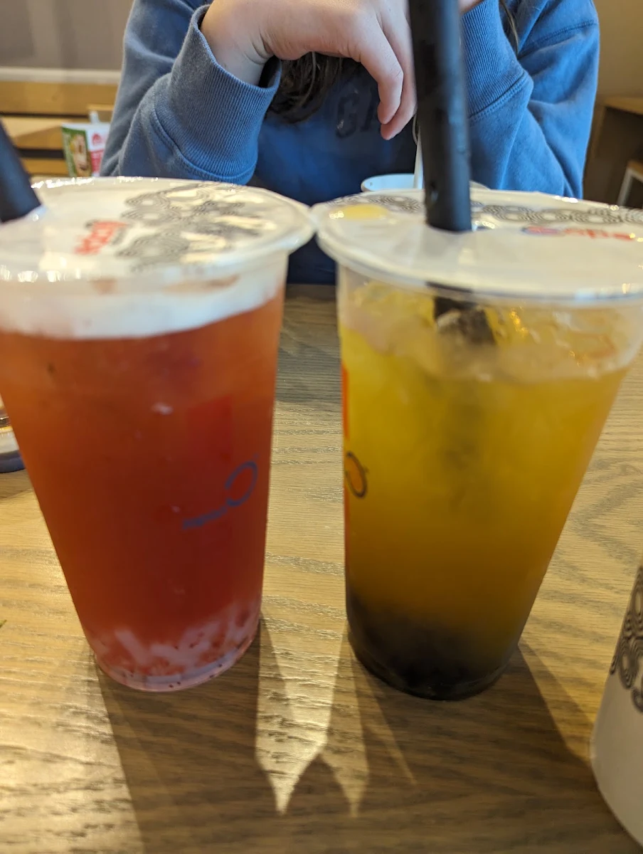 Mango Bubble Tea Strawberry Bubble Tea Kids Didn't Drink Either