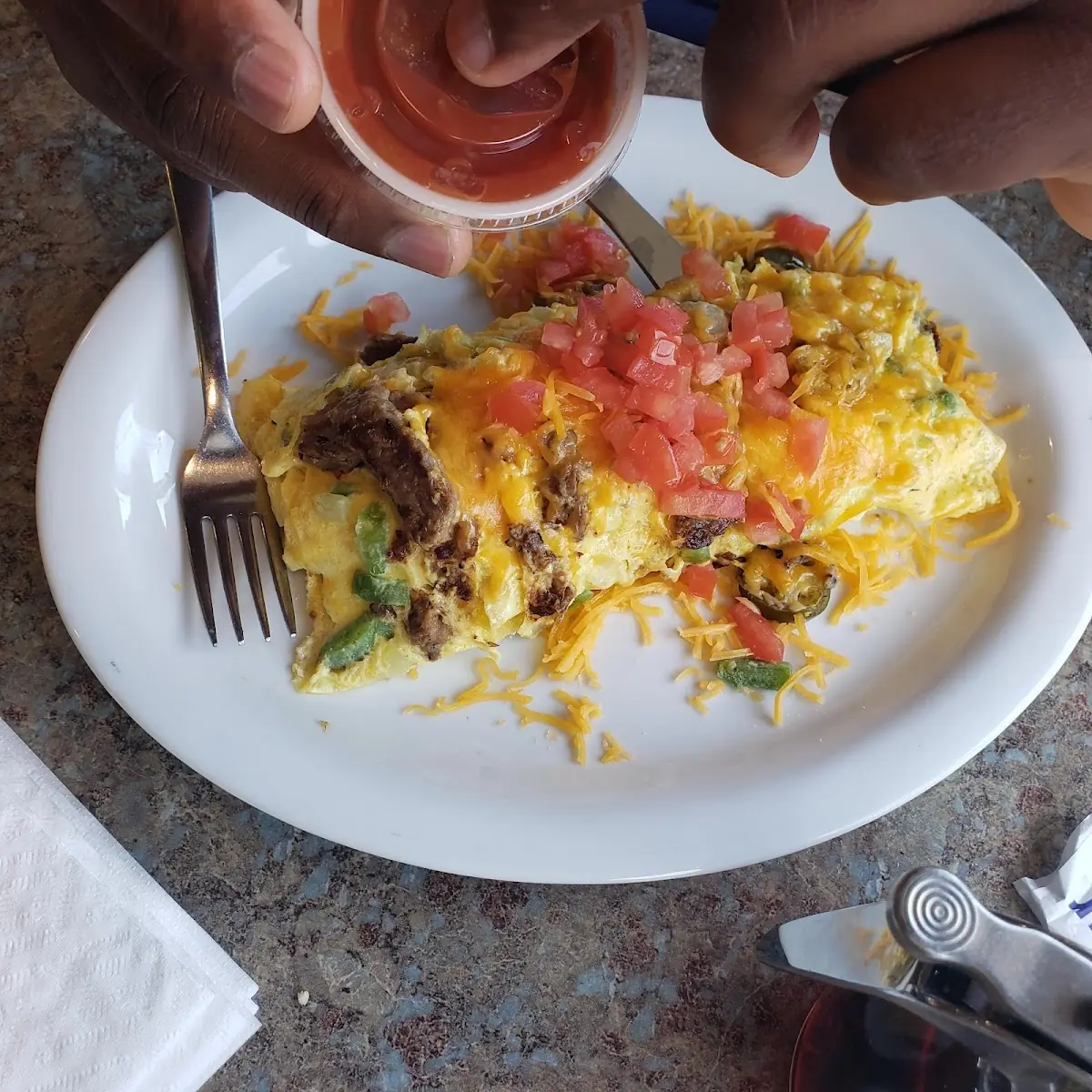 Steak Omelette