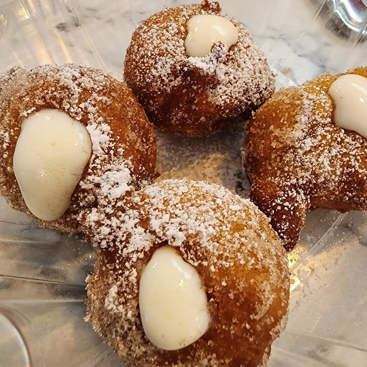 Pumpkin Cream Cheese Donut Holes