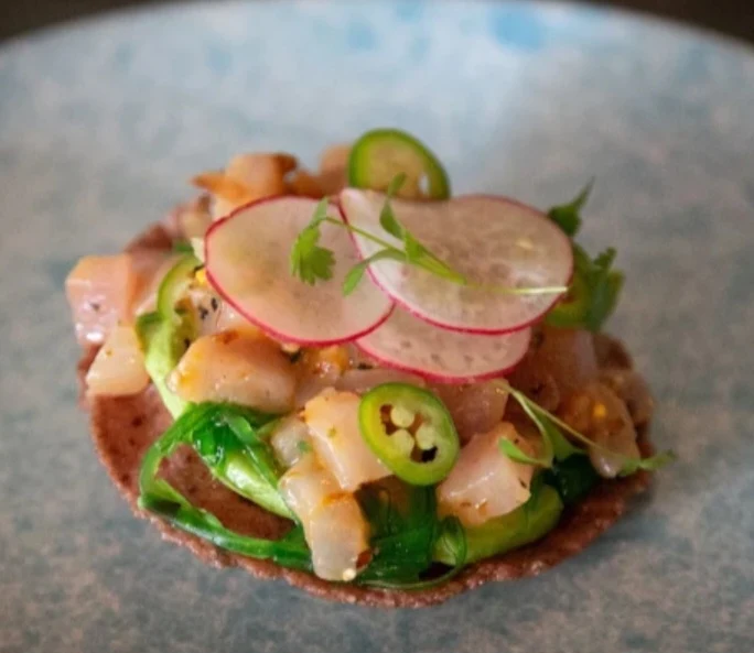 Albacore Tostada, HUMO Kelowna