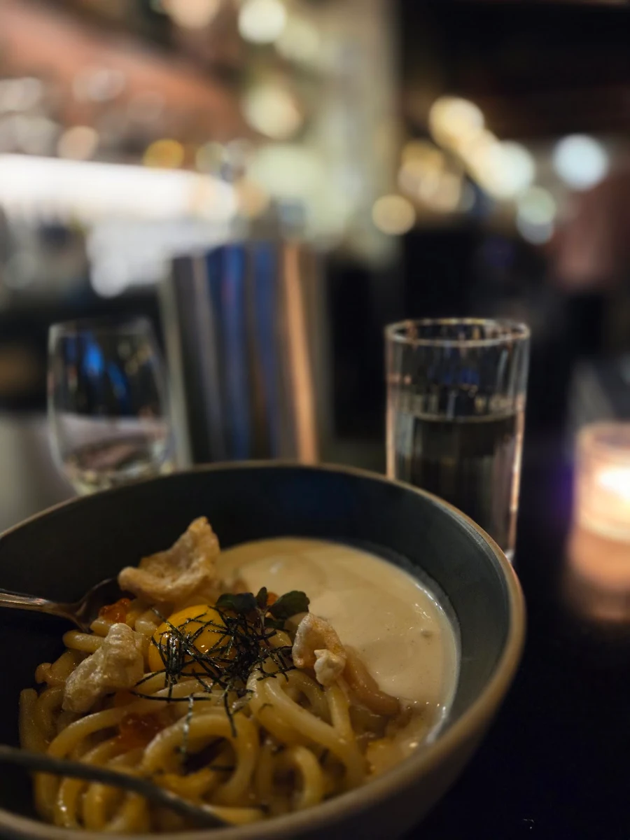 Uni Udon 'Carbonara, HUMO Kelowna