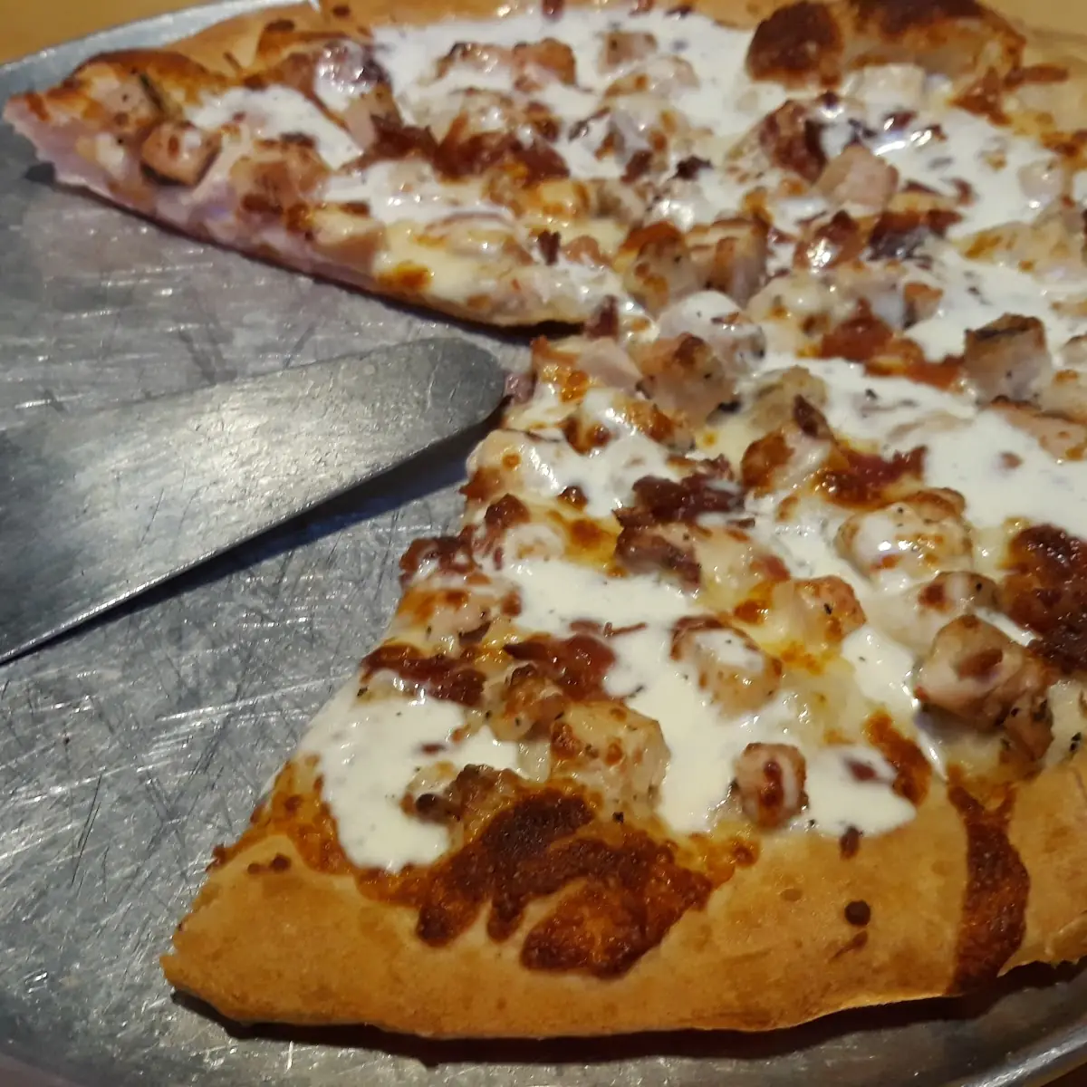 Chicken Bacon Ranch Pizza 12