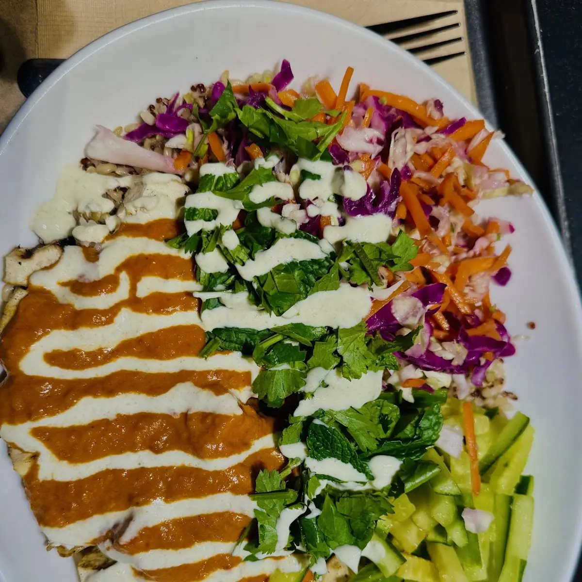 Indian Tikka Masala Vegan Bowl