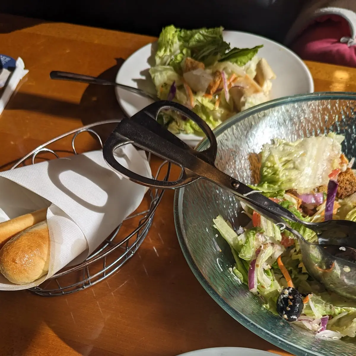 House Salad and Bread Sticks
