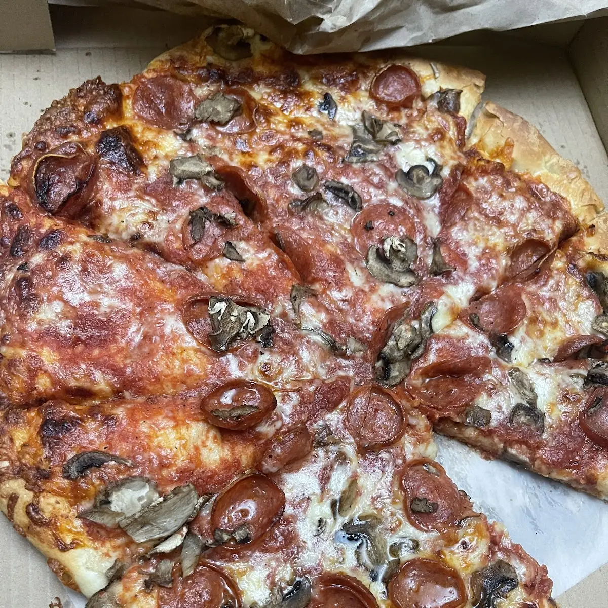 Pepperoni Mushroom Pizza
