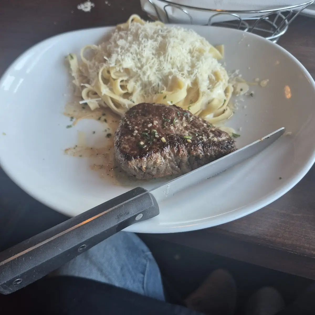 Steak Gorgonzola Alfredo