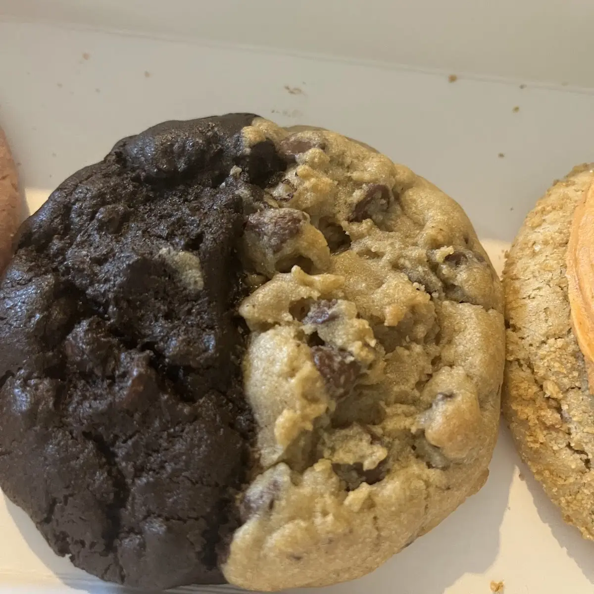Brownie and Chocolate Chip Cookie